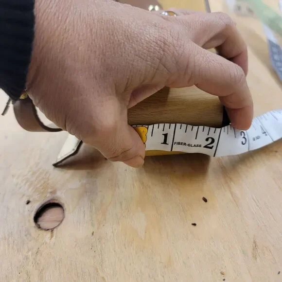 Sam Edelman Bentlee Brown Leather Studded Open Toe Platform Wedge Sandals 8.5M - Picture 7 of 7